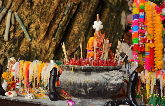 KRABI, THAILAND - March 19, 2015: Phra Nang Shrine Temple