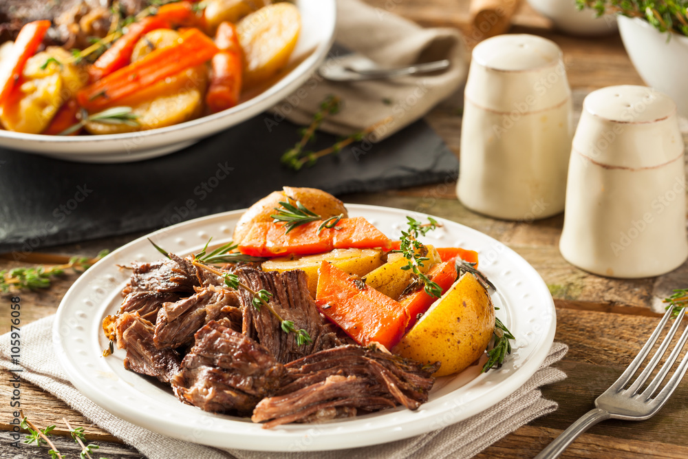 Sticker Homemade Slow Cooker Pot Roast