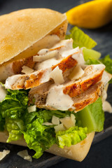 Homemade Chicken Caesar Sandwich