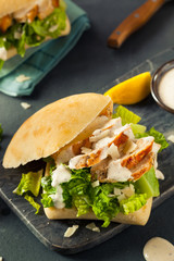 Homemade Chicken Caesar Sandwich