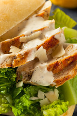 Homemade Chicken Caesar Sandwich