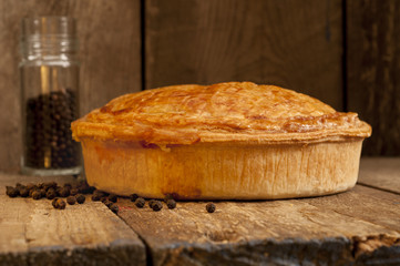Whole Meat Pie with Spice Jar