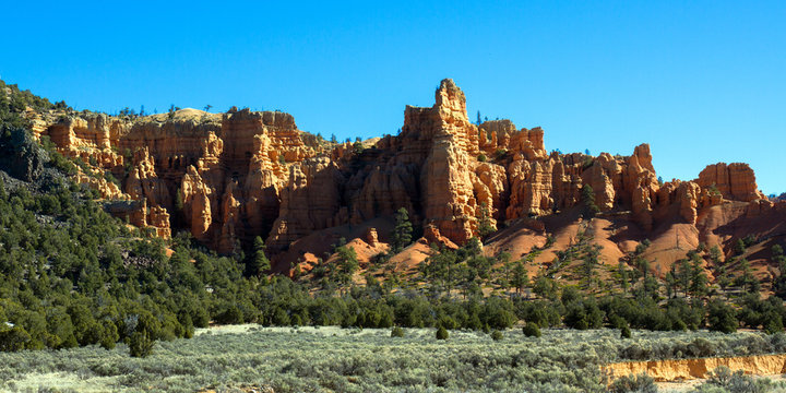 Panorama of Red Canyon, Utah