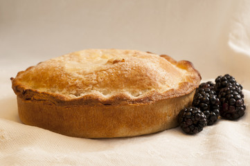 Shortcrust Pie with Blackberries