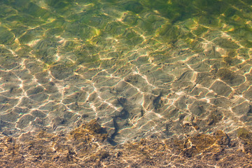 transparent water