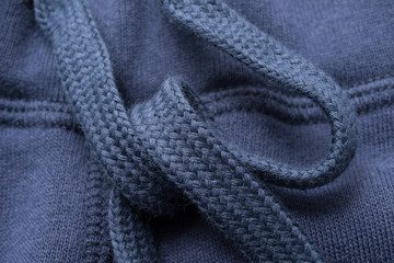 Fototapeta na wymiar Closeup of Blue Laces