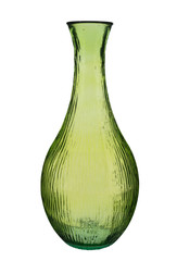 Empty Green Crystal Vase