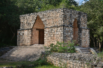 Entrance Arch to Ek Balam (black jaguar) in Yucatan Peninsula, M