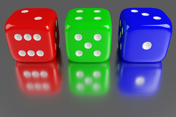 RGB dices