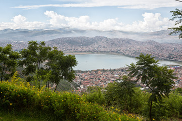 Cochabamba Bolivia view over the city