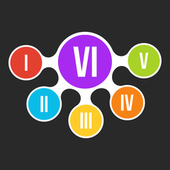 Metaball infographic element