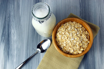 Oats and milk
