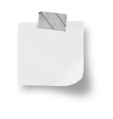 Torn paper, isolated on white background.