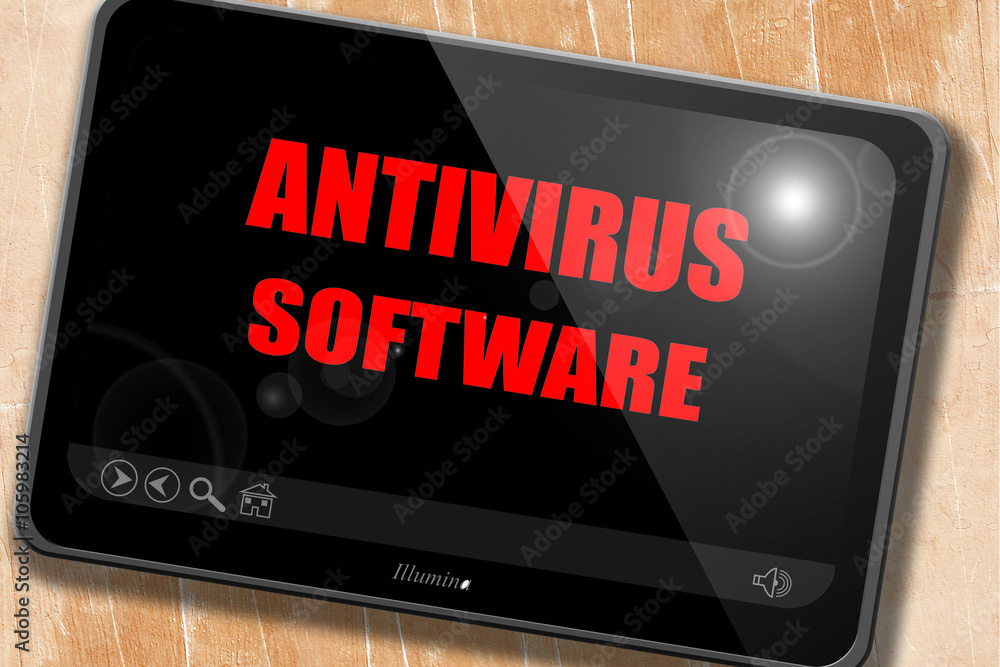 Poster malware computer background