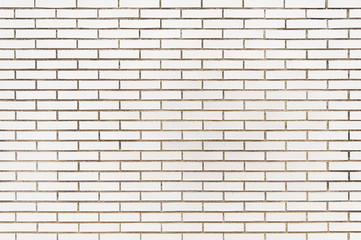 White brick wall background texture