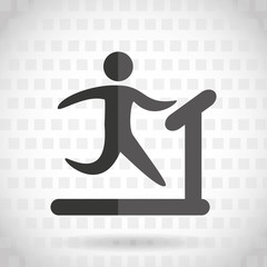 gym sport icon design 