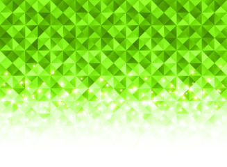 Triangle pattern background with glowing stars