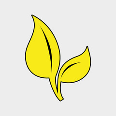 leaf icon  design 