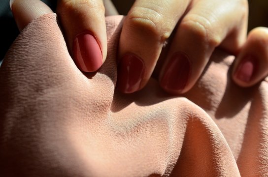 pastel colored nails