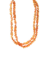 Obraz premium Beaded Gemstone Necklace isolated on white