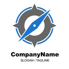 compass vector logo icon
