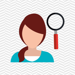 looking person design 