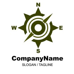 compass vector logo icon
