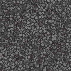 vector background of the education icons