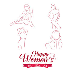 Obraz na płótnie Canvas Happy women's day