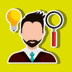 looking person design 