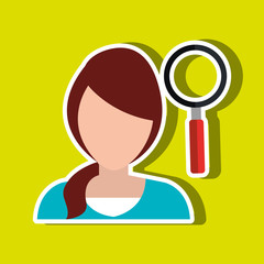 looking person design 