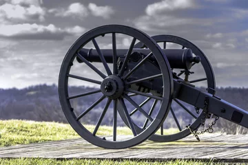 Cercles muraux Travaux détablissement Cannon at the Civil War Fort at Boonesboro