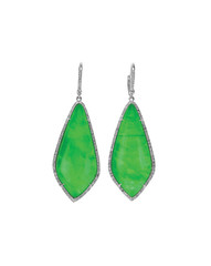 Emerald Green Peridot or jade Earrings © fruitcocktail