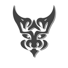 Fototapeta premium chimera head fantasy vector