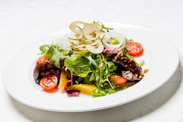 salad with meat