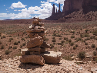 Three Sisters, Monument Valley, Utah