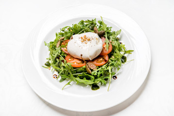 salad with poached egg