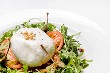  salad with poached egg