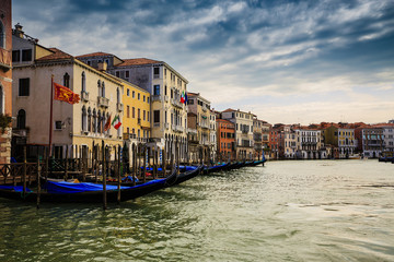 Fototapeta na wymiar View of the Grand Canal, Venice, Italy