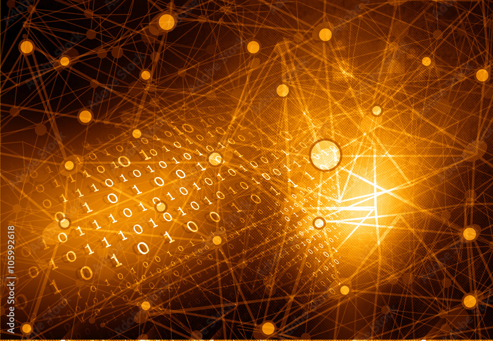 Aufkleber best concept of internet networking technology .