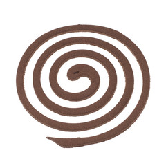 Naklejka premium Mosquito coil isolated on white