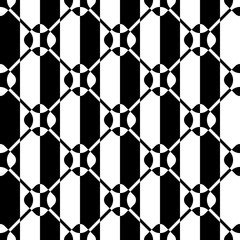 Fototapeta premium Seamless Vertical Stripe and Rhombus Pattern