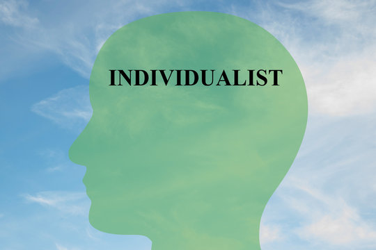 Individualist Mentality Concept