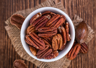 Some Pecan Nuts (selective focus)