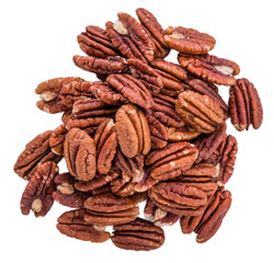 Pecan Nuts isolated on white