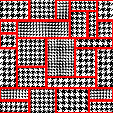 houndtooth geometric pattern