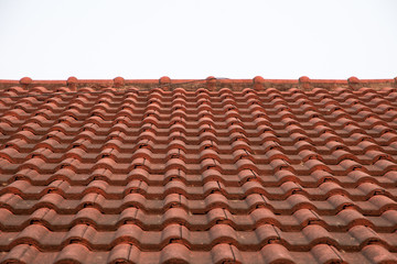 Background tile roof