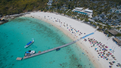 aerial view of Racha island Phuket Andaman southern of Thailand