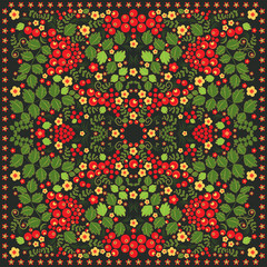 Floral background, vector floral pattern