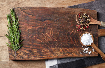 Salt, pepper and rosmarinus